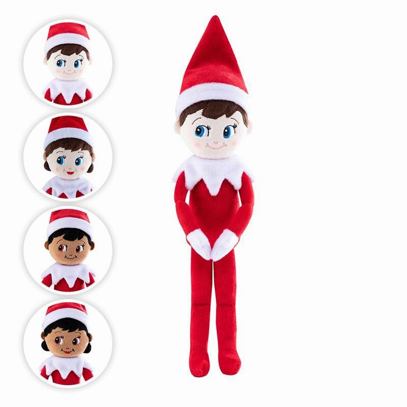 The Elf on the Shelf Plushee Pals Snuggler - Girl - Dark Tone 12"