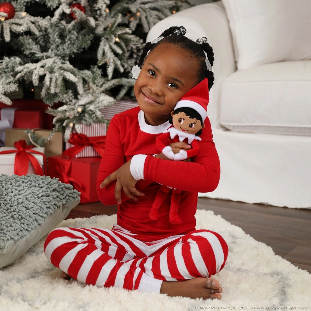 The Elf on the Shelf Plushee Pals Snuggler - Girl - Dark Tone 12"