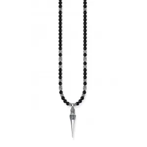 Thomas Sabo Black Mediation Beaded Necklace KE1908-811-11-L70v Thomas Sabo Necklaces