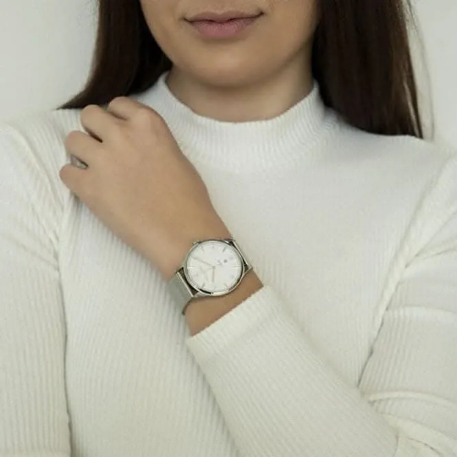 Thomas Sabo CODE Silver Milanese Metal Watch WA0338-201-202