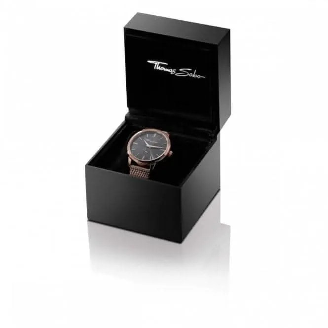 Thomas Sabo CODE Silver Milanese Metal Watch WA0339-201-203