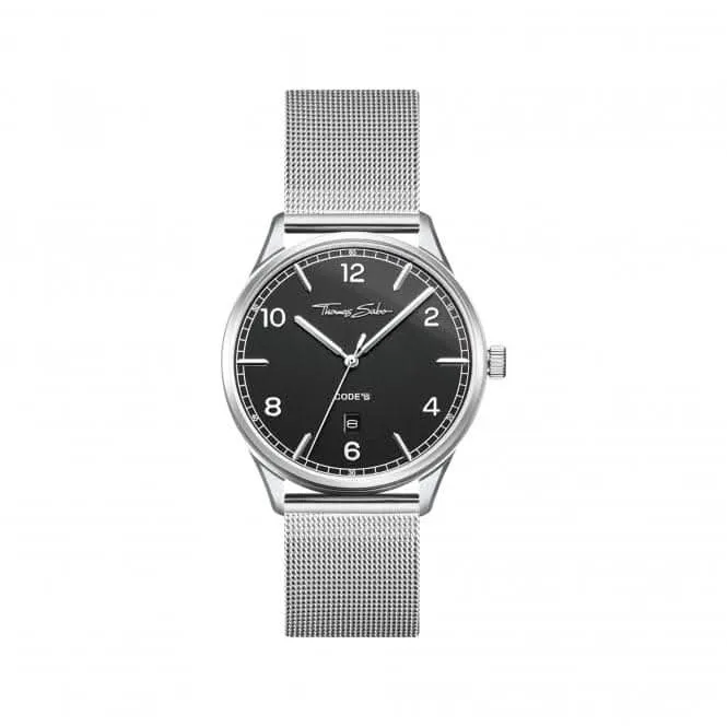 Thomas Sabo CODE Silver Milanese Metal Watch WA0339-201-203