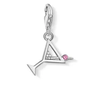 Thomas Sabo Jewellery Thomas Sabo Charm Club Sterling Silver Cocktail Glass Charm