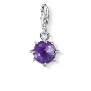 Thomas Sabo Jewellery Thomas Sabo Charm Club Sterling Silver February Birthstone Charm
