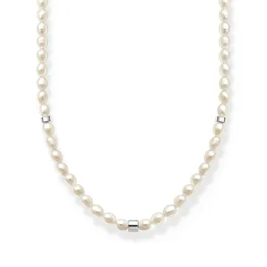 Thomas Sabo Jewellery Thomas Sabo Charm Club Sterling Silver Pearl Necklace