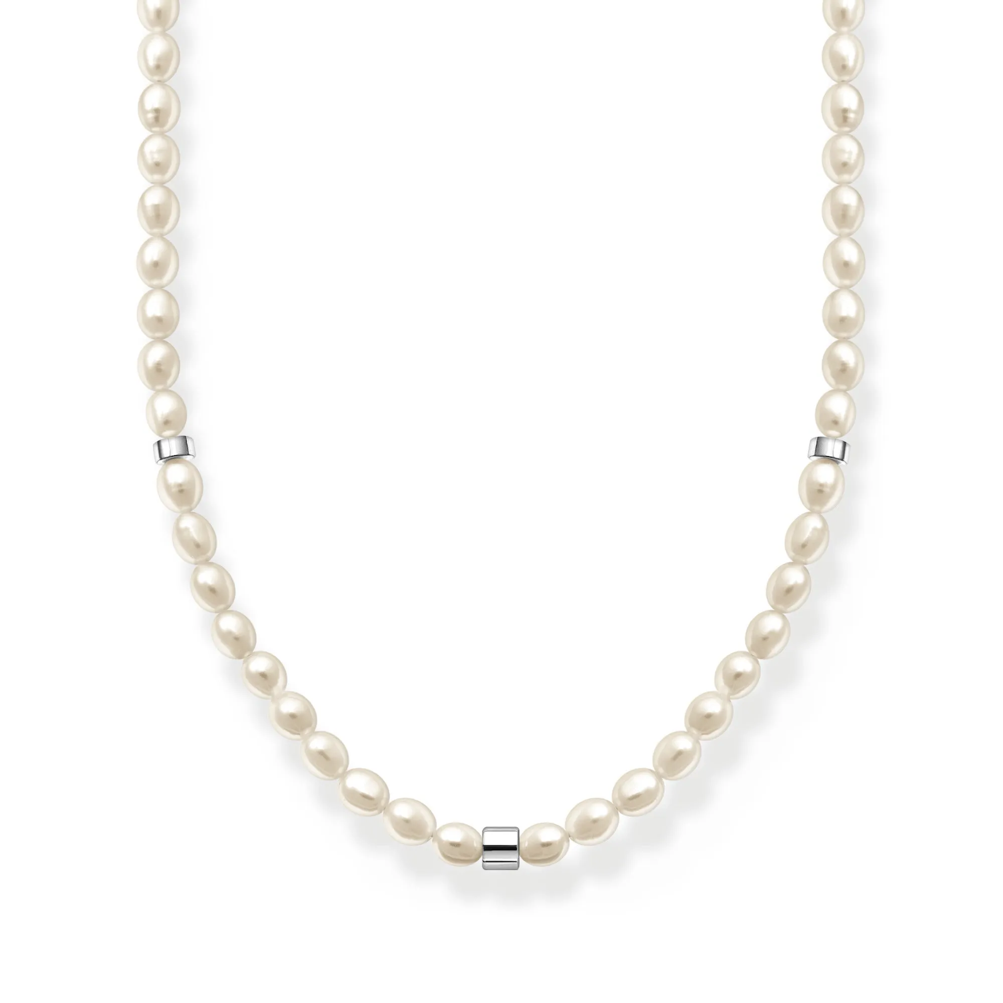 Thomas Sabo Jewellery Thomas Sabo Charm Club Sterling Silver Pearl Necklace