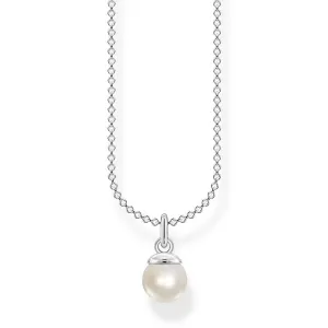 Thomas Sabo Jewellery Thomas Sabo Charm Club Sterling Silver Pearl Necklace