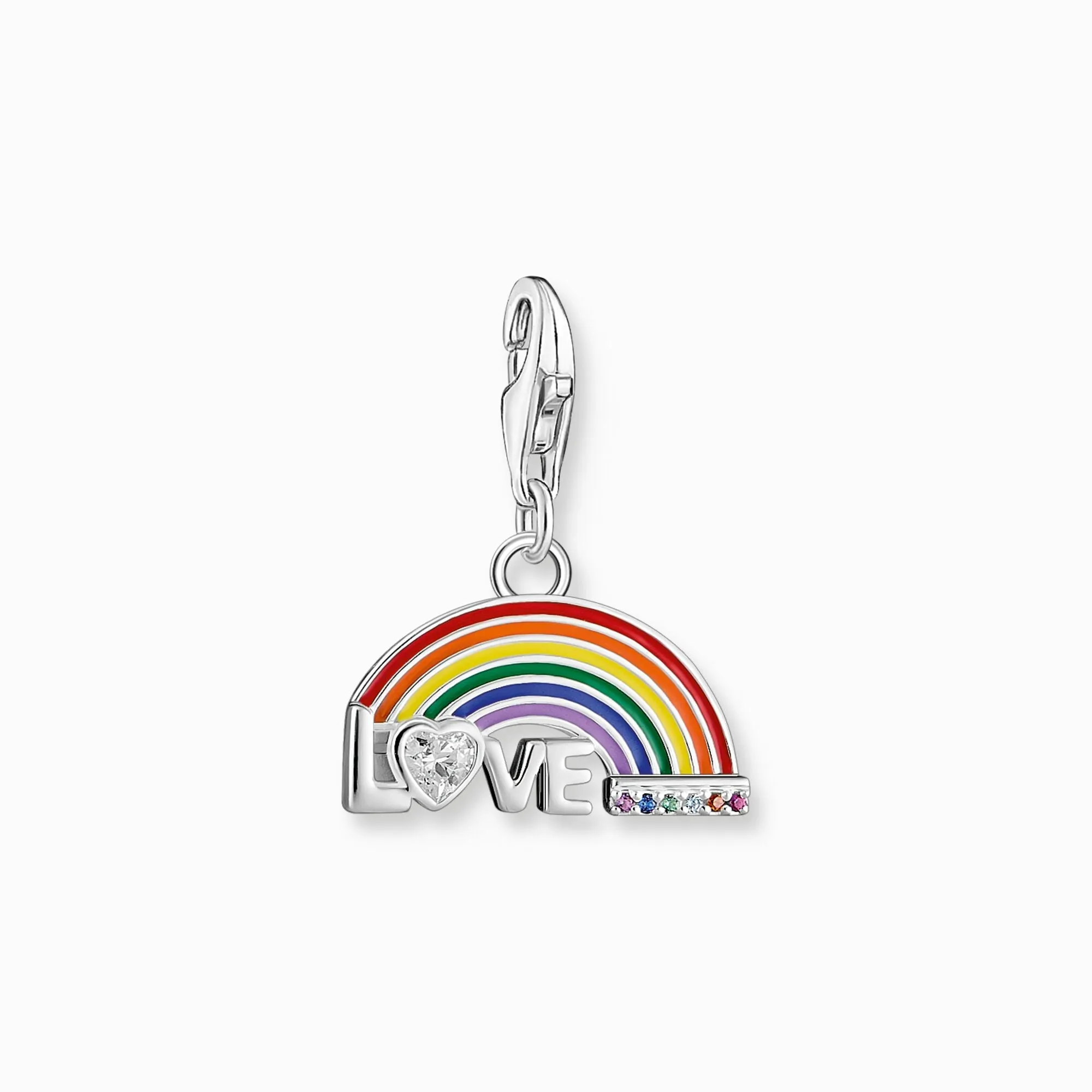 Thomas Sabo Jewellery Thomas Sabo Charm Club Sterling Silver Rainbow Charm