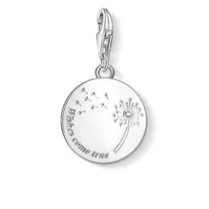 Thomas Sabo Jewellery Thomas Sabo Charm Club Sterling Silver Zirconia Wishes Come True Charm