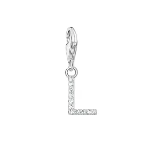 Thomas Sabo Jewellery Thomas Sabo Charmista Sterling Silver Letter L Charm Pendant