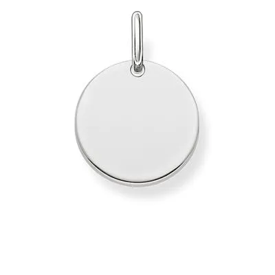 Thomas Sabo Jewellery Thomas Sabo Engravable Silver Pendant - TLBPE0012