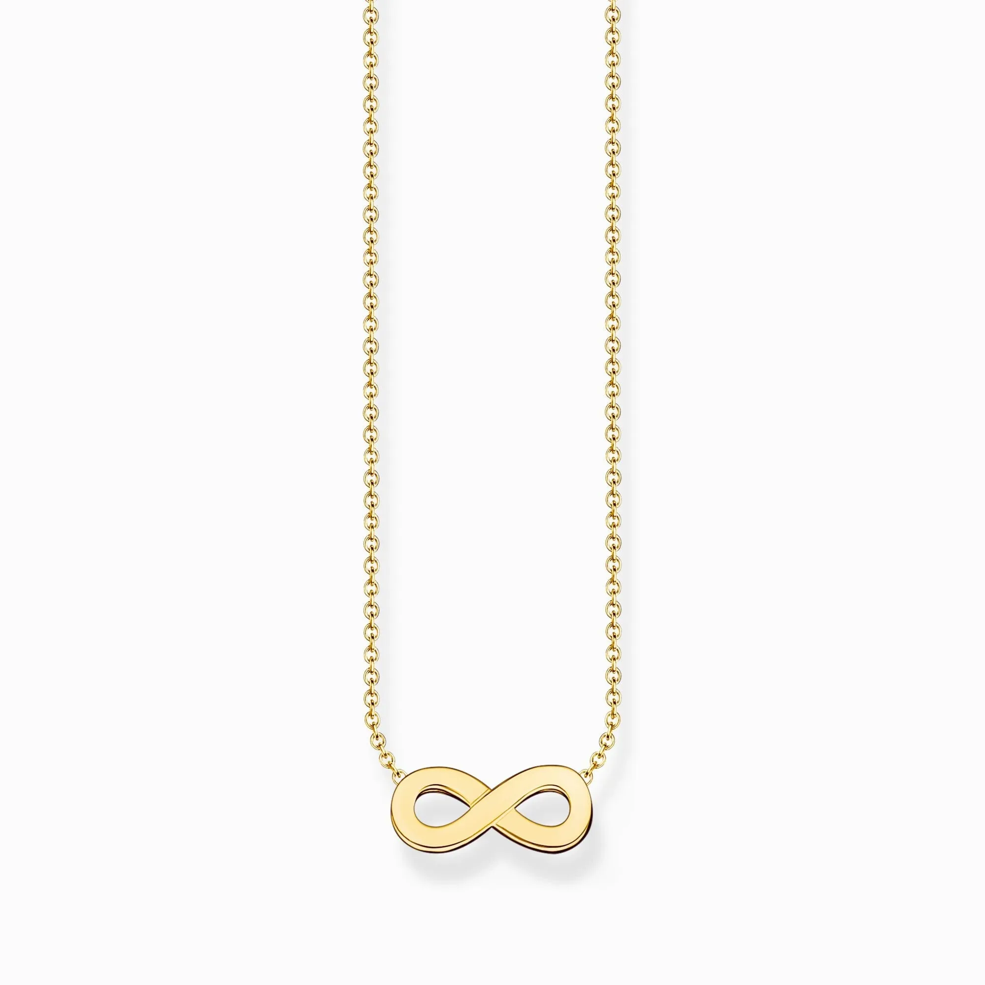 Thomas Sabo Jewellery Thomas Sabo Gold Plated Sterling Silver Infinity Necklace