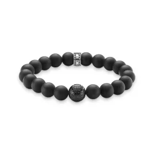 Thomas Sabo Jewellery Thomas Sabo Rebel At Heart Black Obsidian Bracelet