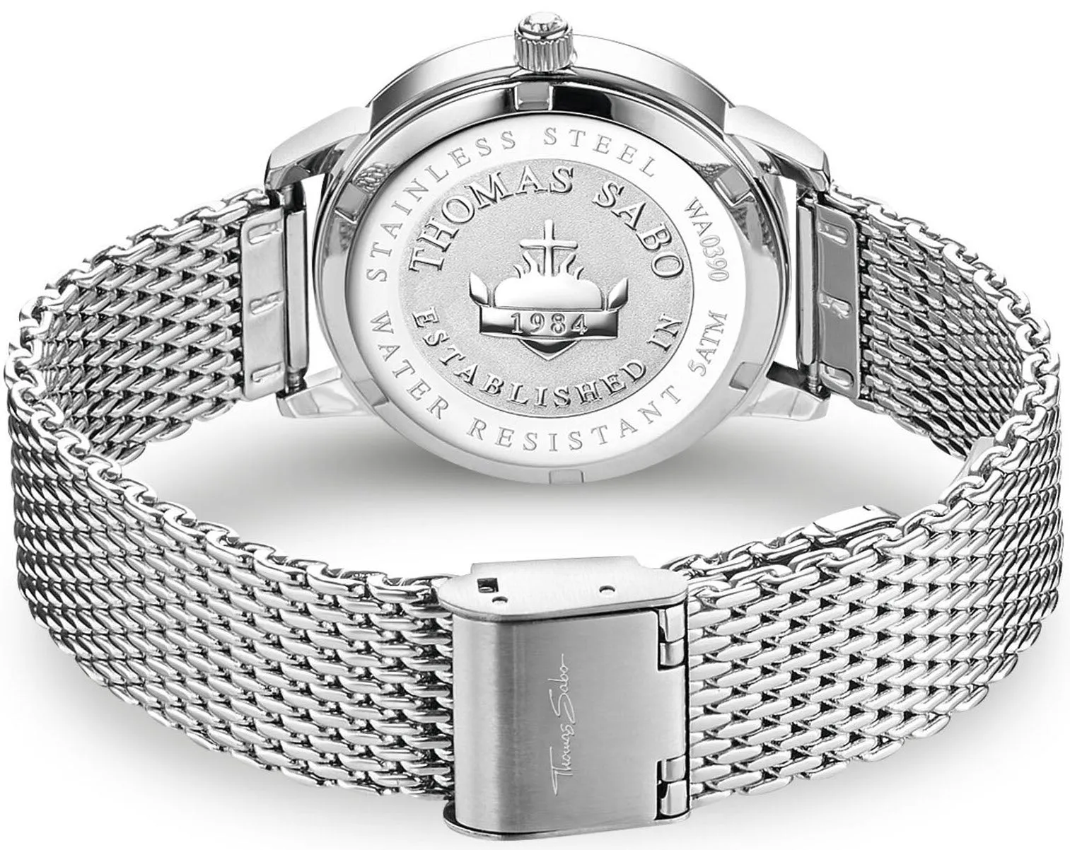 Thomas Sabo Jewellery Thomas Sabo Snowflakes 3D Optics Blue Silver Ladies Watch