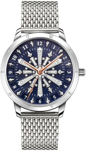 Thomas Sabo Jewellery Thomas Sabo Snowflakes 3D Optics Blue Silver Ladies Watch