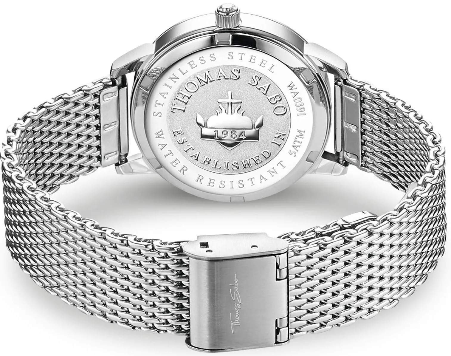 Thomas Sabo Jewellery Thomas Sabo Snowflakes 3D Optics White Silver Ladies Watch