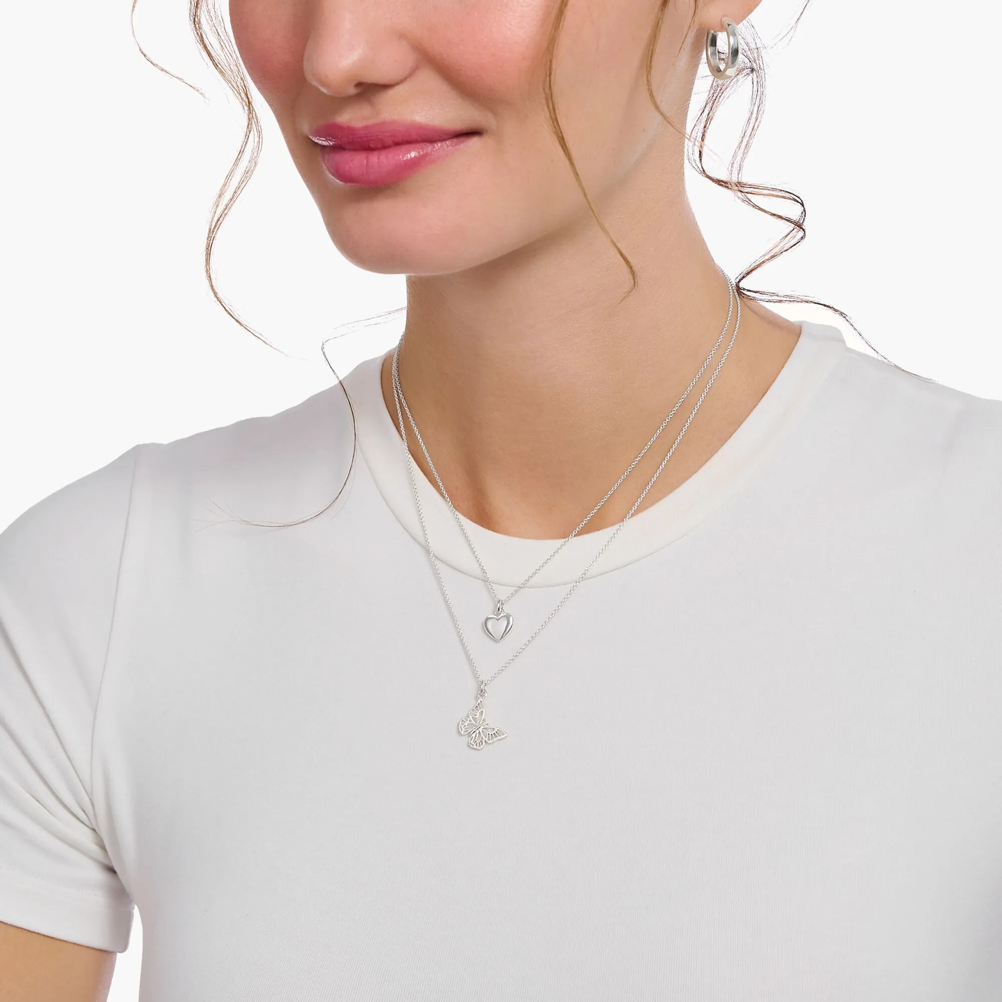 Thomas Sabo Jewellery Thomas Sabo Sterling Silver Heart Necklace