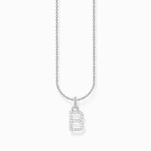 Thomas Sabo Jewellery Thomas Sabo Sterling Silver Letter B Necklace