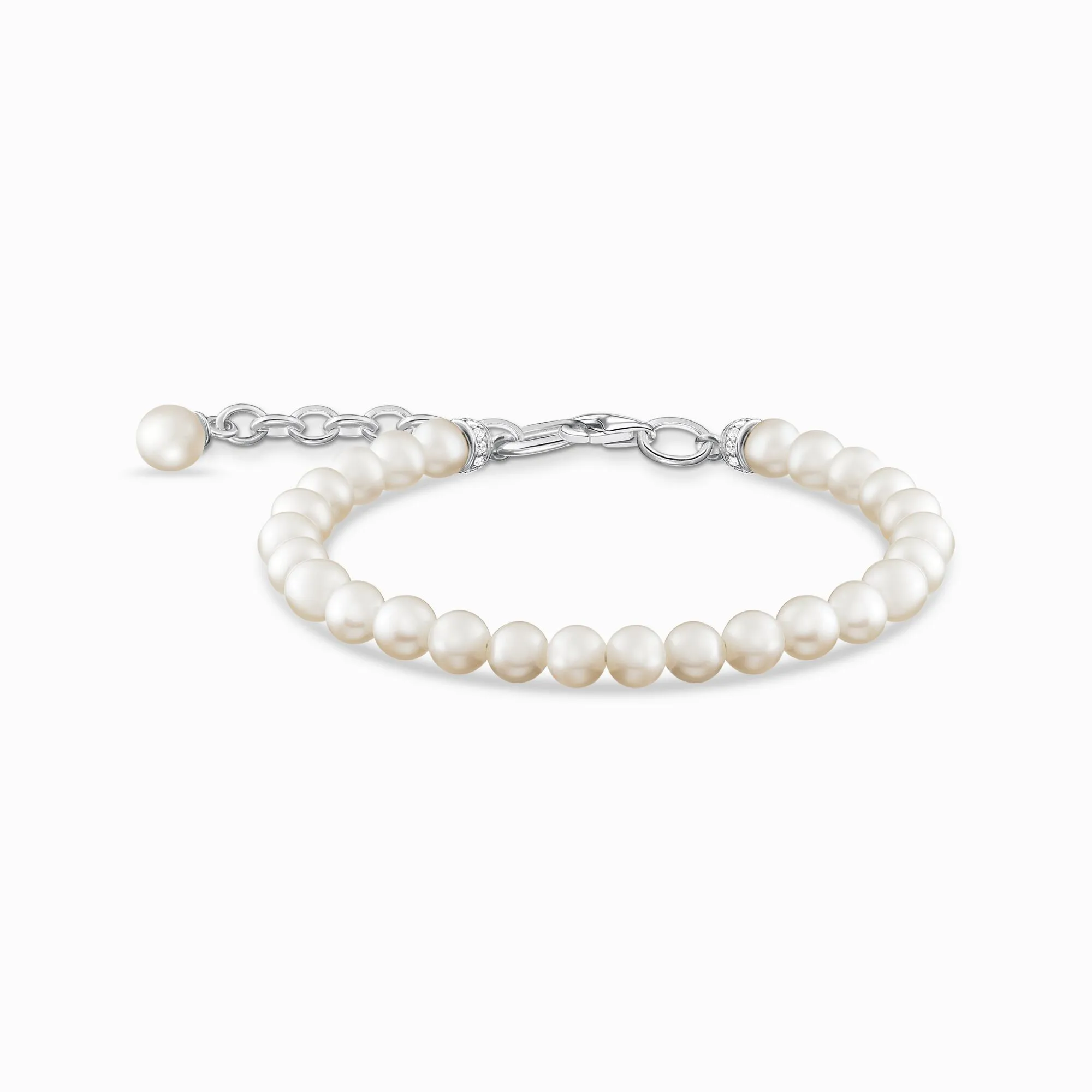 Thomas Sabo Jewellery Thomas Sabo Sterling Silver Pearl Bracelet