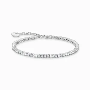 Thomas Sabo Jewellery Thomas Sabo Sterling Silver Tennis Bracelet