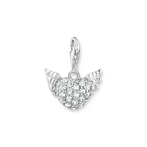 Thomas Sabo Jewellery Thomas Sabo Sterling Silver Winged Heart Charm
