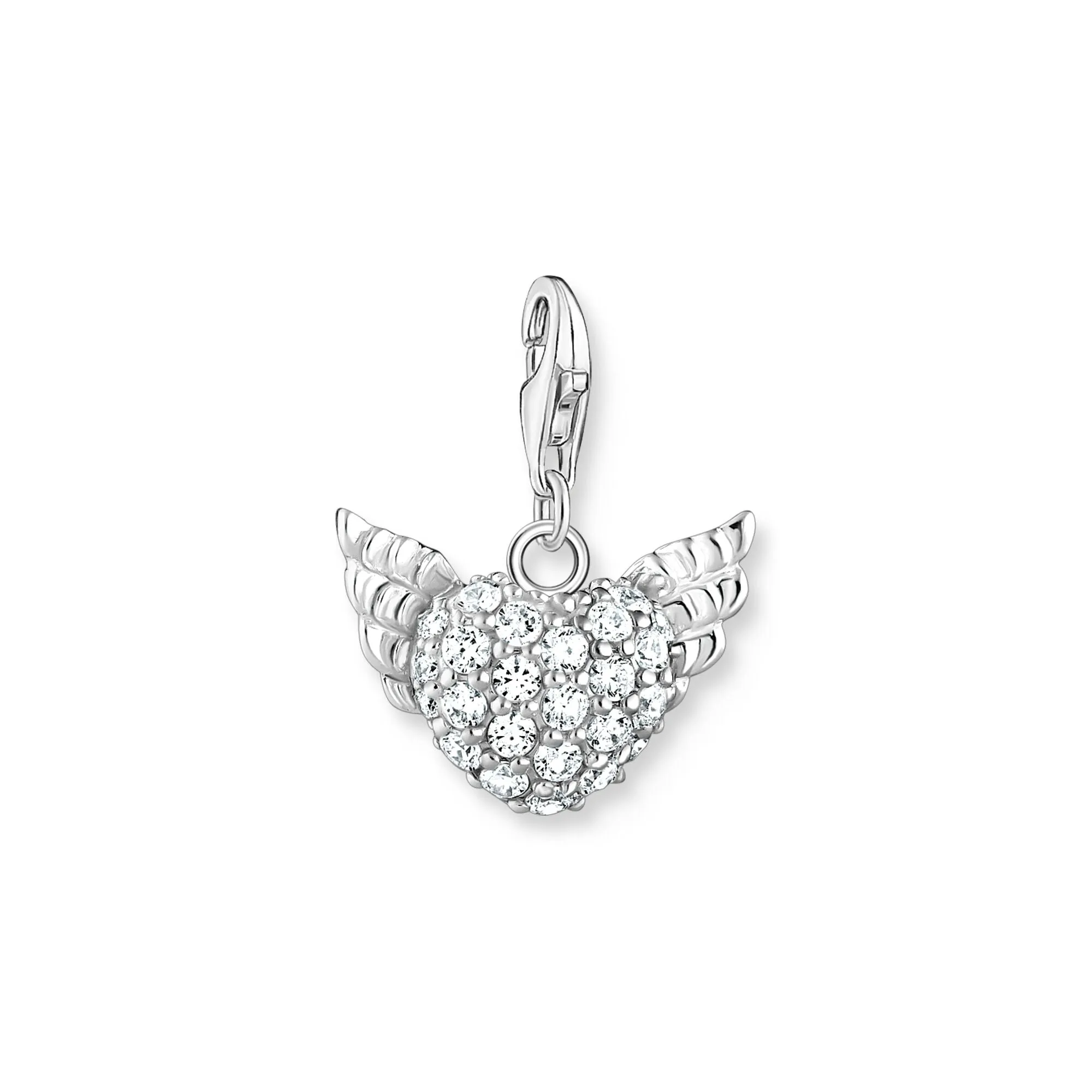 Thomas Sabo Jewellery Thomas Sabo Sterling Silver Winged Heart Charm