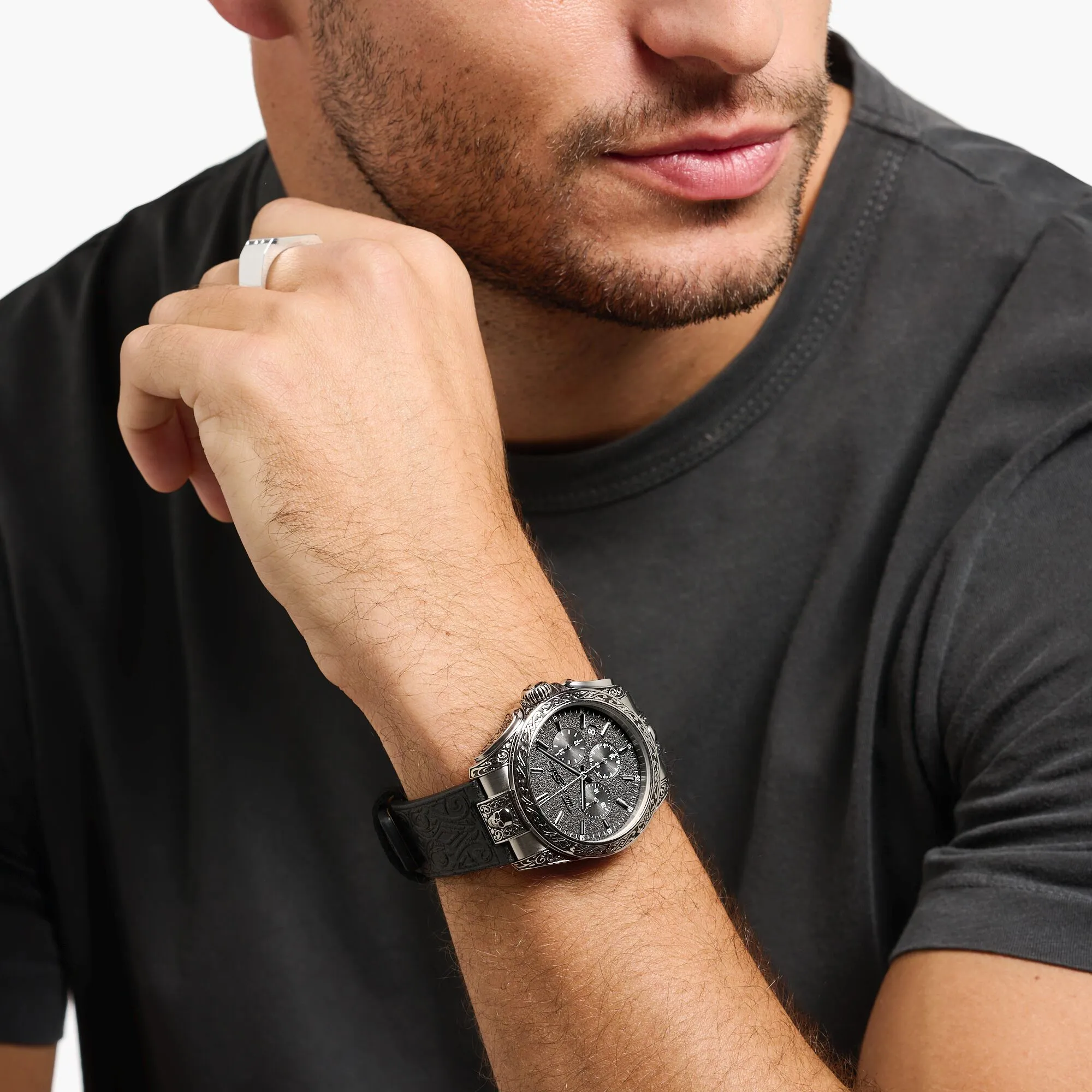 Thomas Sabo Mens Watches Men's Watch Skull
