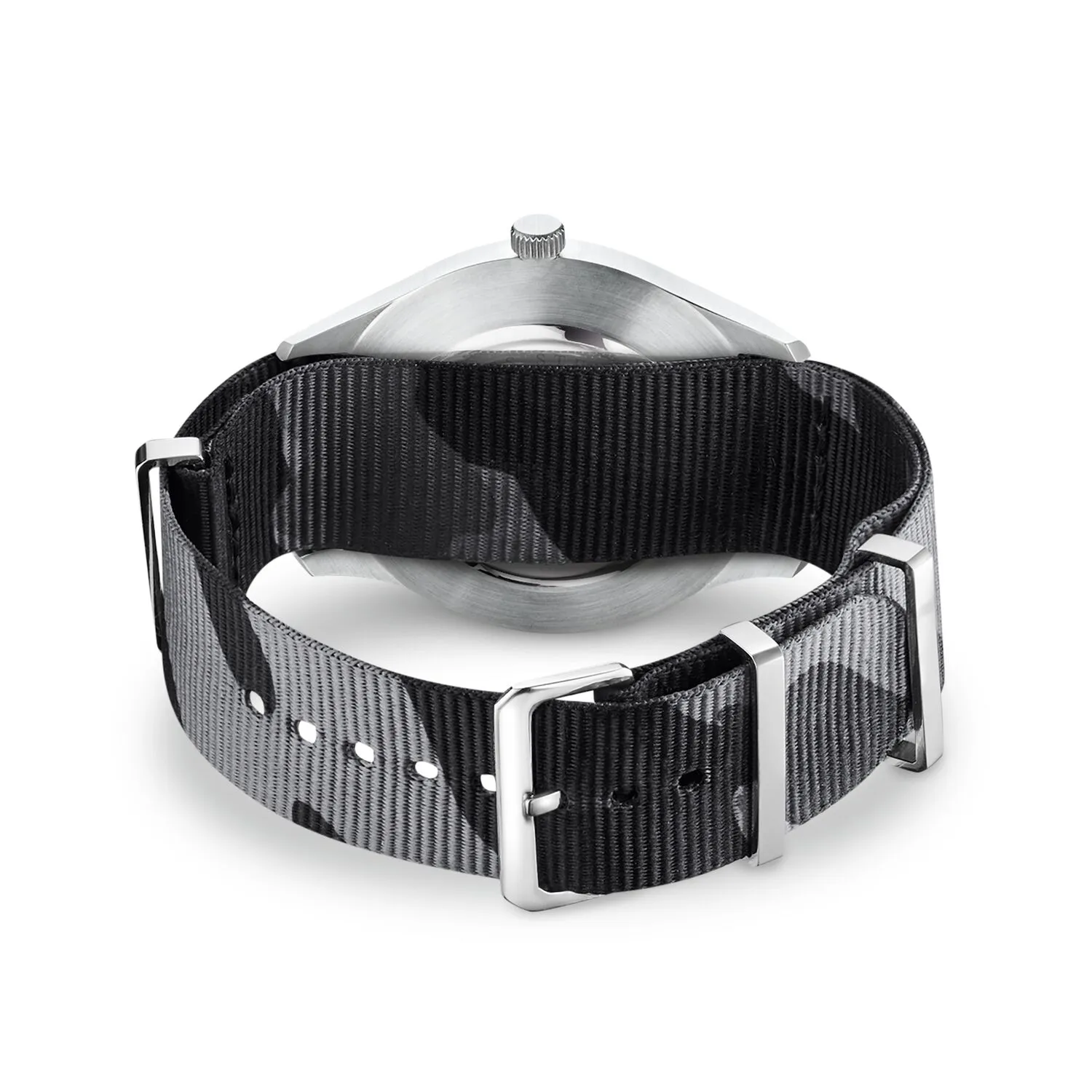 Thomas Sabo Mens Watches Watch Band Nato Black Camouflage