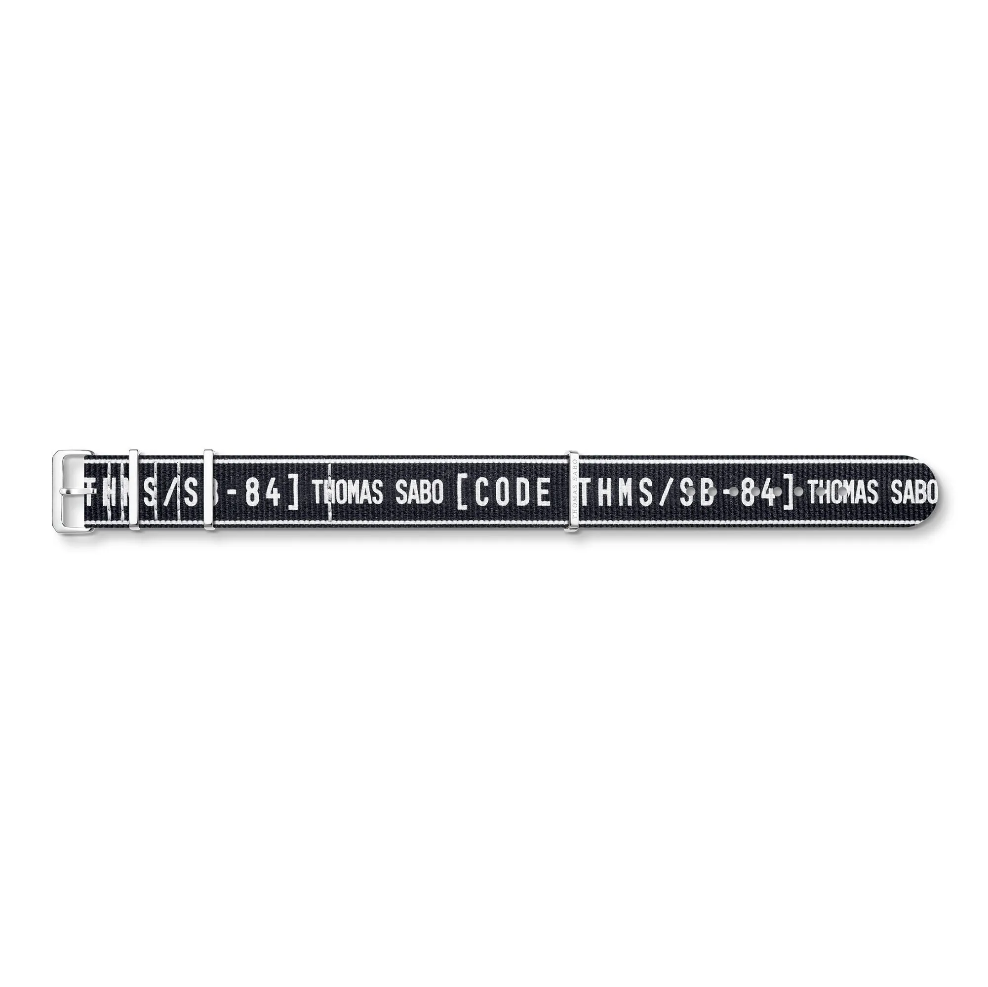 Thomas Sabo Mens Watches Watch Band Urban Nato Black 1984