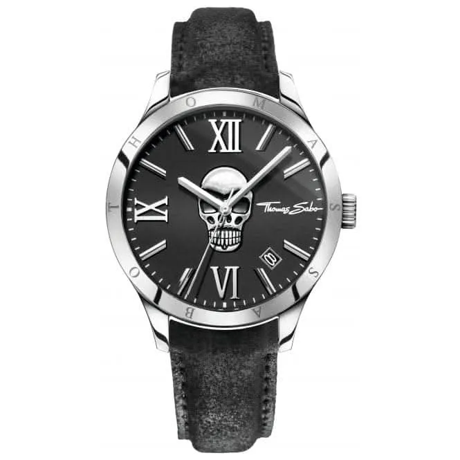 Thomas Sabo Rebel At Heart Stainless Steel Black Watch WA0210-218-203