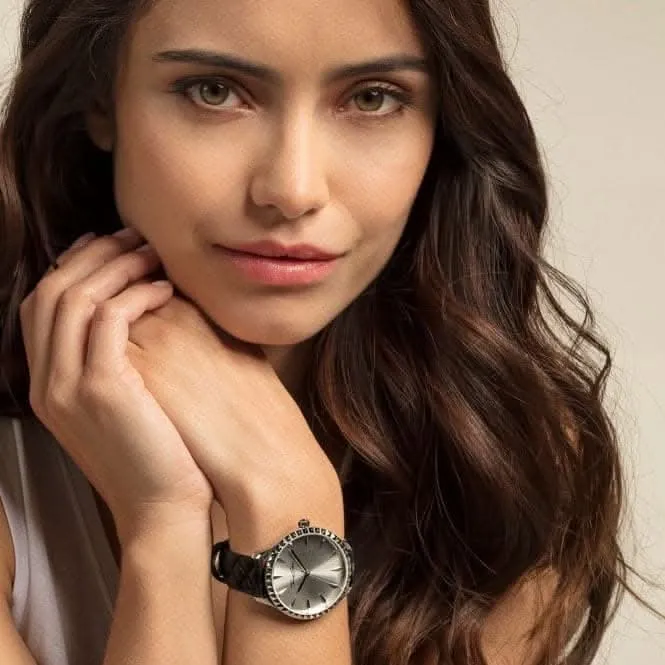 Thomas Sabo Rebel At Heart Steel Black Pyramid Watch WA0320-203-201