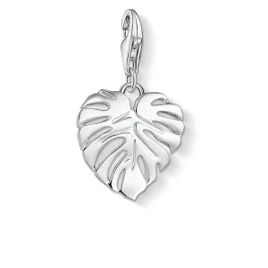 Thomas Sabo Silver Jewellery Sterling Silver Thomas Sabo Charm CLub Palm Leaf