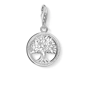 Thomas Sabo Silver Jewellery Sterling Silver Thomas Sabo Charm Club Tree of Life Zirconia