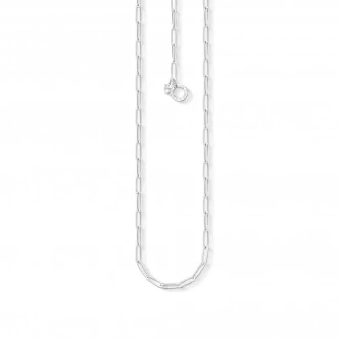 Thomas Sabo Silver Paper Clip Style Charm Necklace X0254-001-21 Thomas Sabo Necklaces
