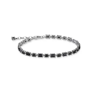 Thomas Sabo Womens Bracelets Blackened bracelet with zirconia