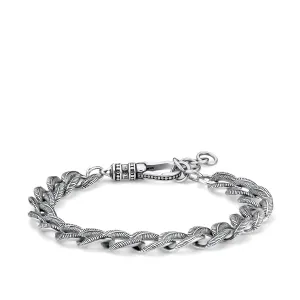 Thomas Sabo Womens Bracelets Blackened Silver Bracelet
