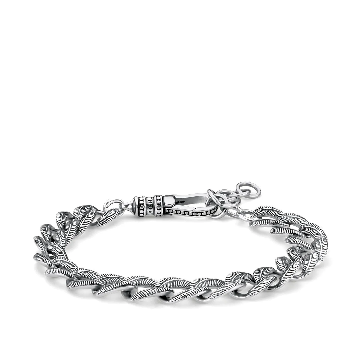 Thomas Sabo Womens Bracelets Blackened Silver Bracelet