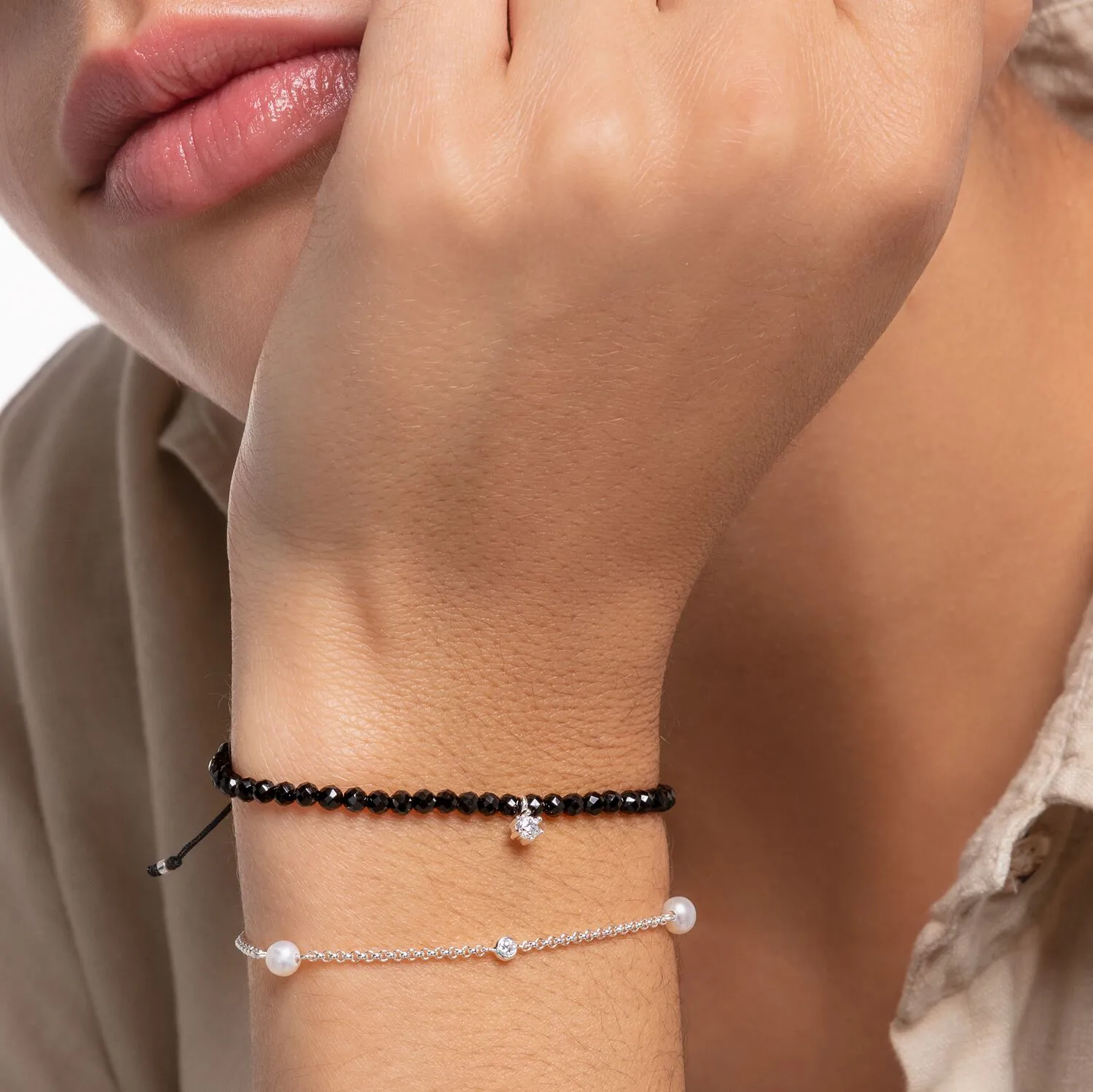 Thomas Sabo Womens Bracelets Bracelet White Stone