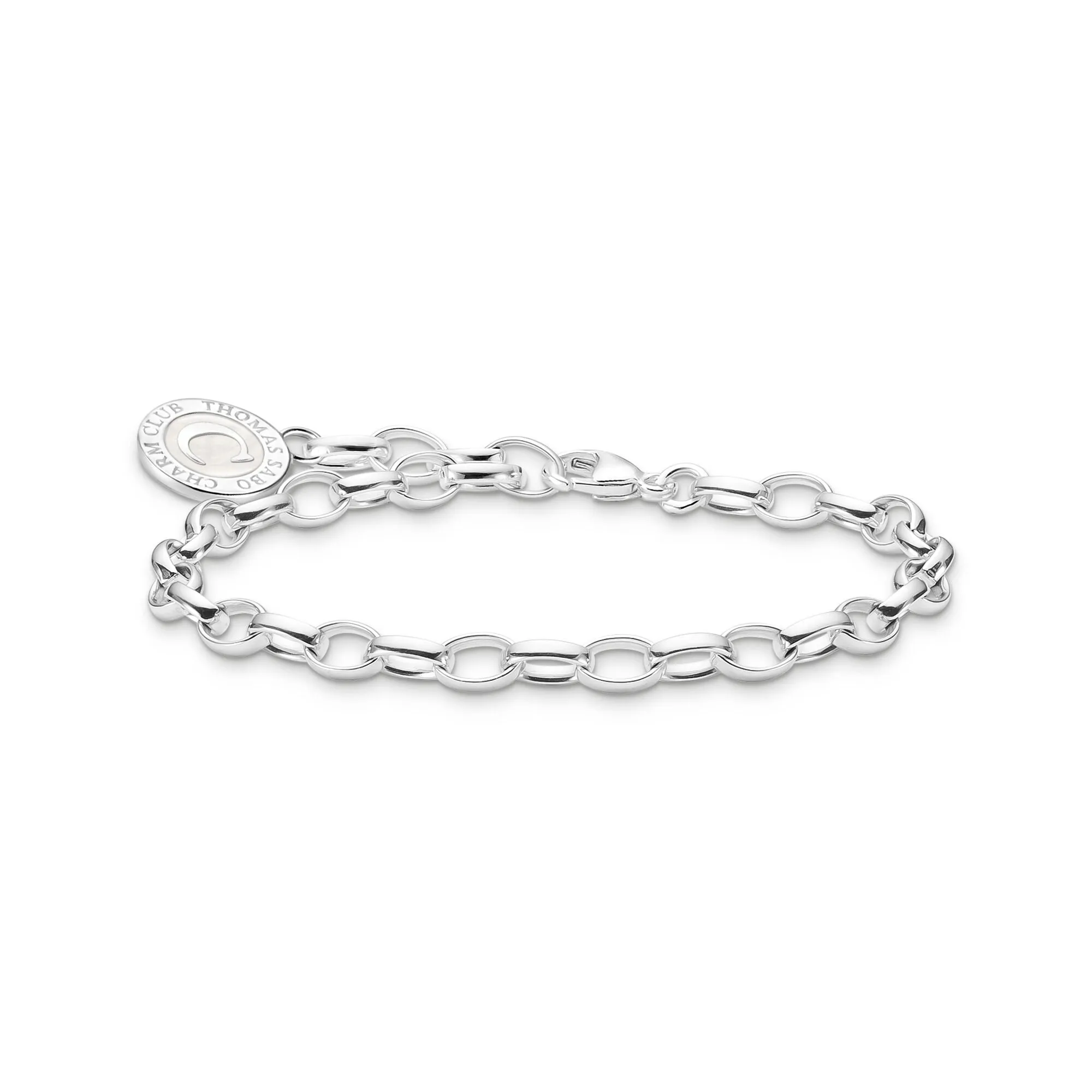Thomas Sabo Womens Bracelets Charm bracelet with cold enamel silver