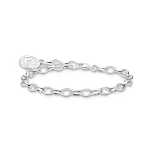 Thomas Sabo Womens Bracelets Charm bracelet with cold enamel silver