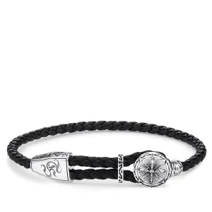 Thomas Sabo Womens Bracelets Leather Strap "Compass"