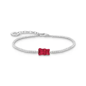 Thomas Sabo Womens Bracelets Tennis Bracelet with red Goldbear