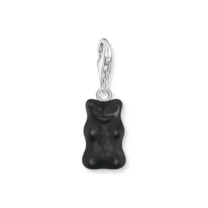 Thomas Sabo Womens Charms Jewellery Charm pendant Goldbear in black
