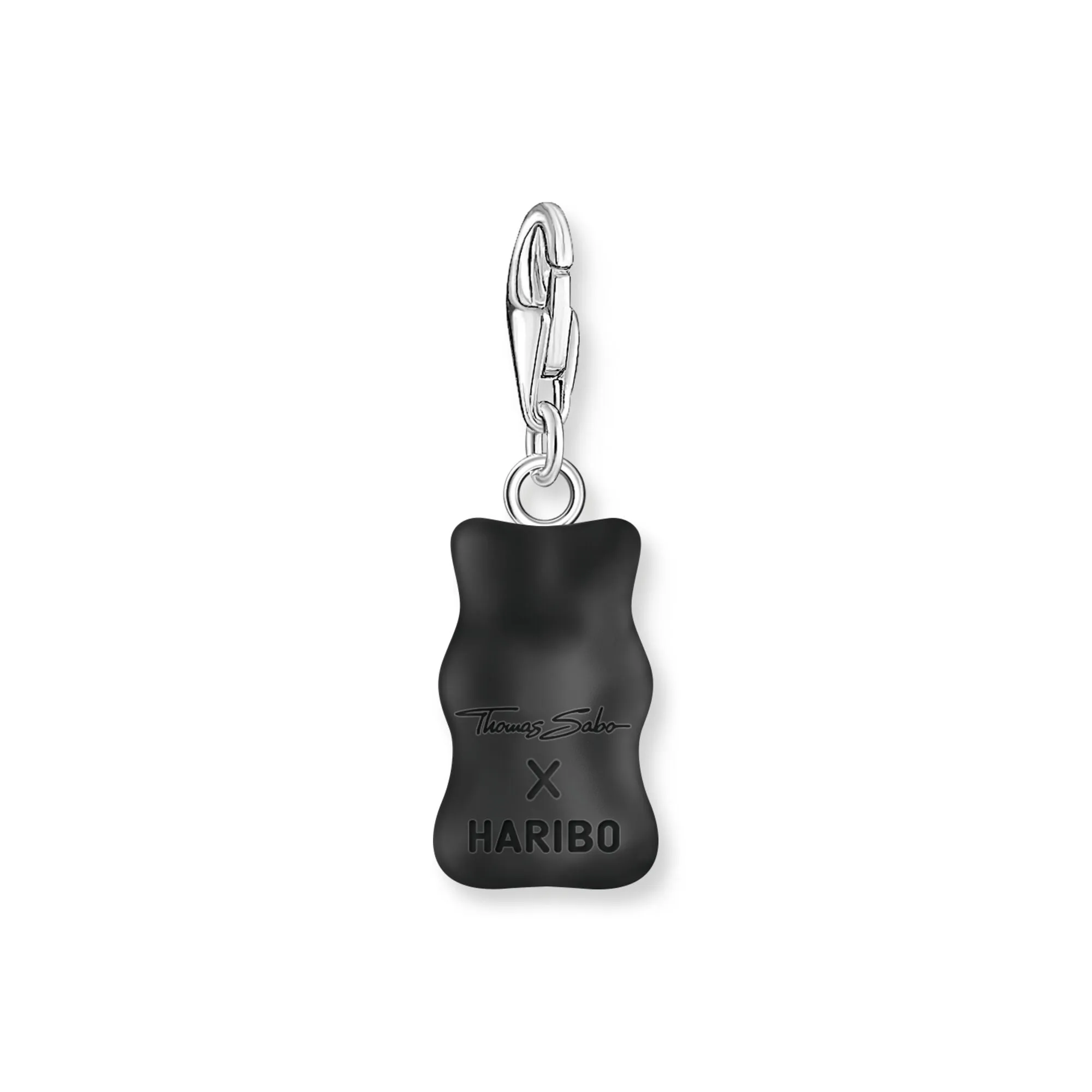 Thomas Sabo Womens Charms Jewellery Charm pendant Goldbear in black
