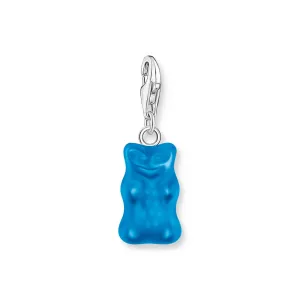 Thomas Sabo Womens Charms Jewellery Charm pendant goldbears in blue
