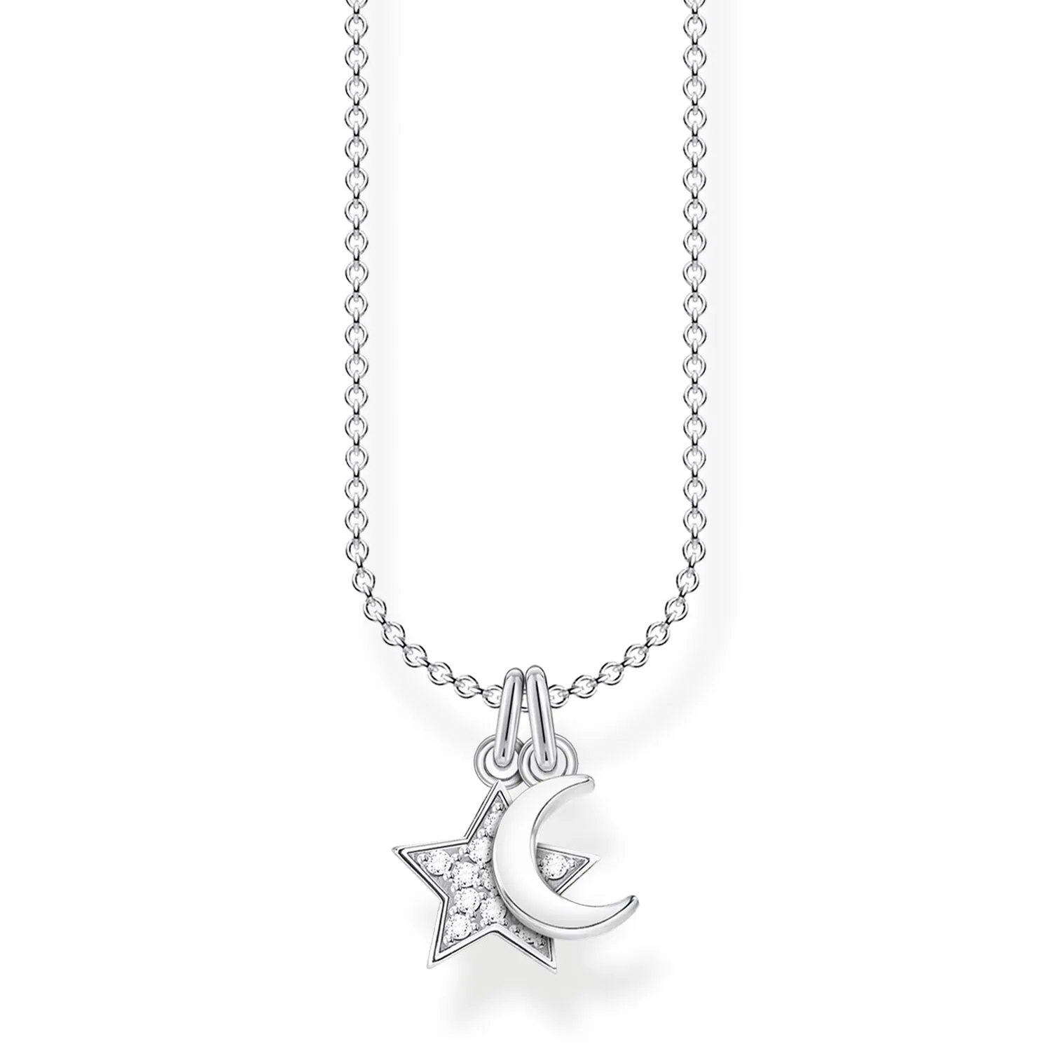 Thomas Sabo Womens Necklaces Necklace Star & Moon