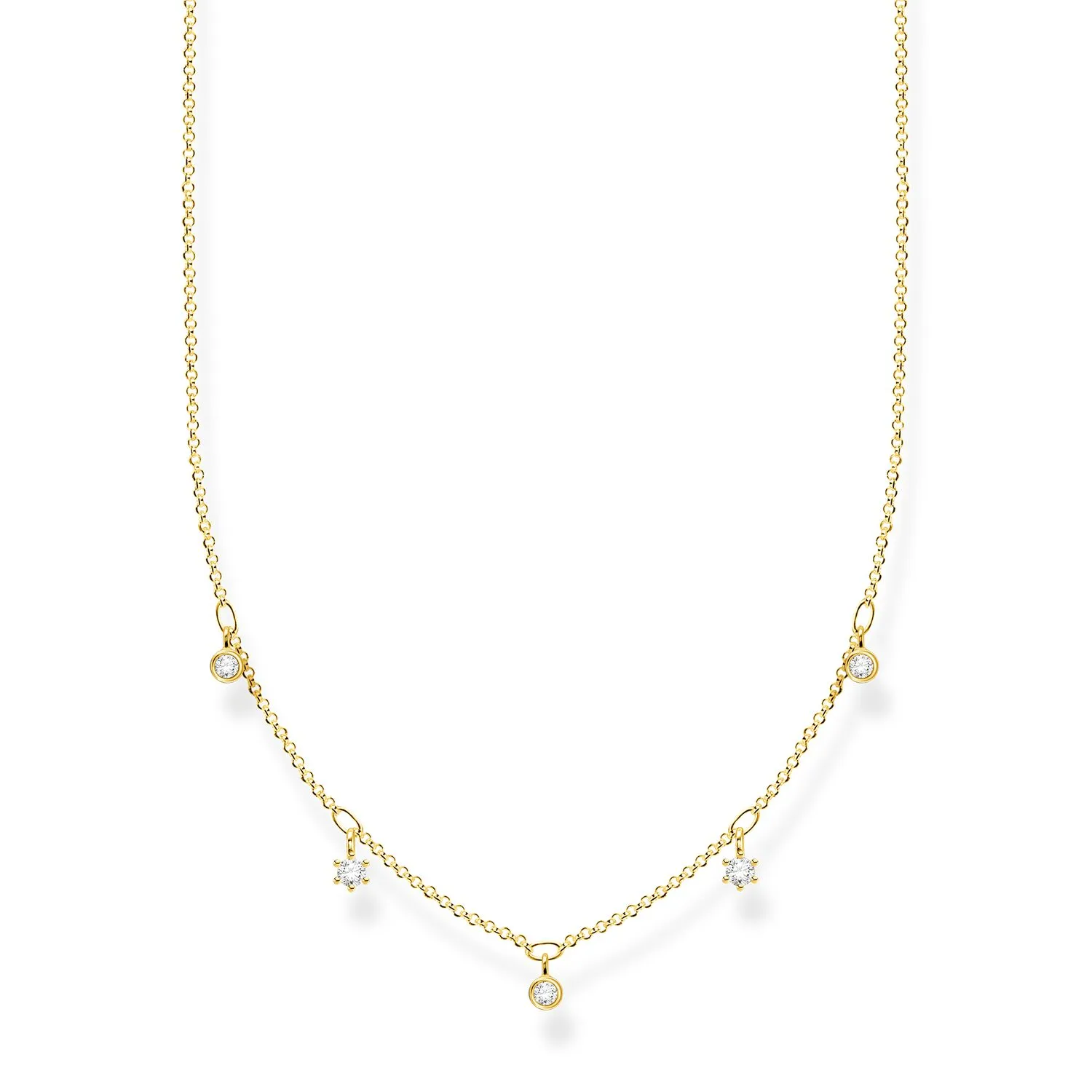 Thomas Sabo Womens Necklaces Necklace White Stones