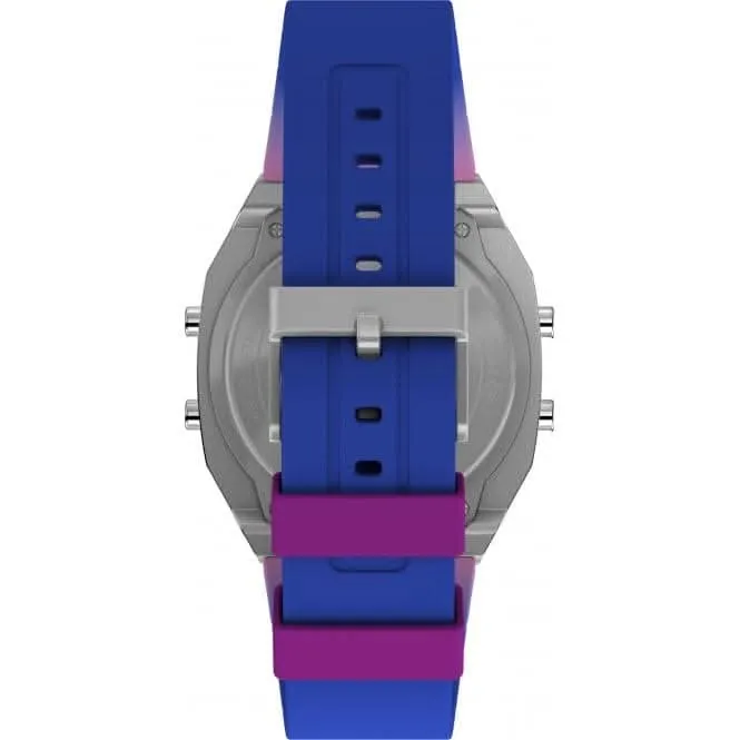 Timex 80 Purple Silver-Tone Watch TW2V74600