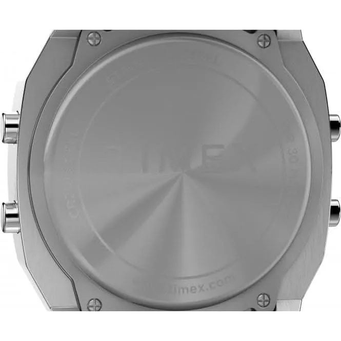 Timex 80 Purple Silver-Tone Watch TW2V74600