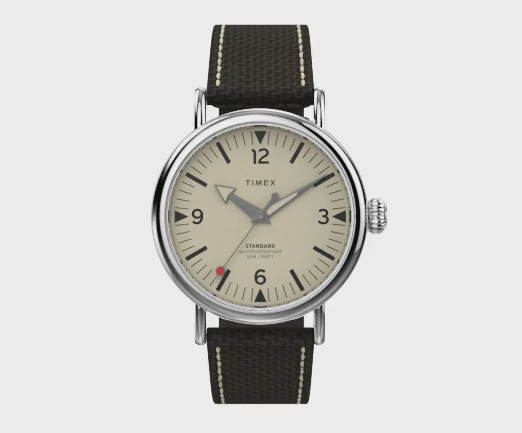 Timex Gents Standard Silver-Tone Watch TW2V44100